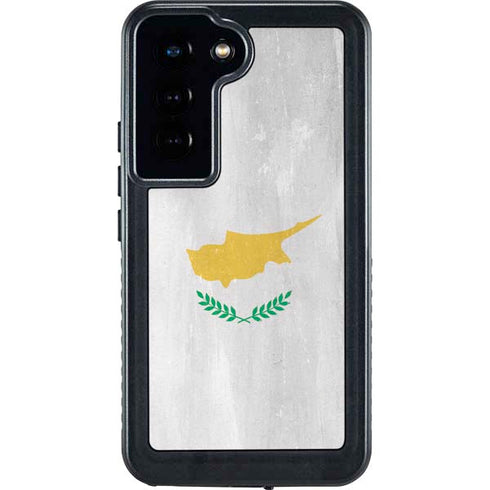 Cyprus Flag Distressed Galaxy S24 Waterproof Case